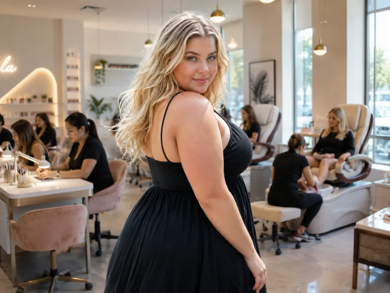 I laughed when the nail tech flirted with my wife until she actually went on a date with him
